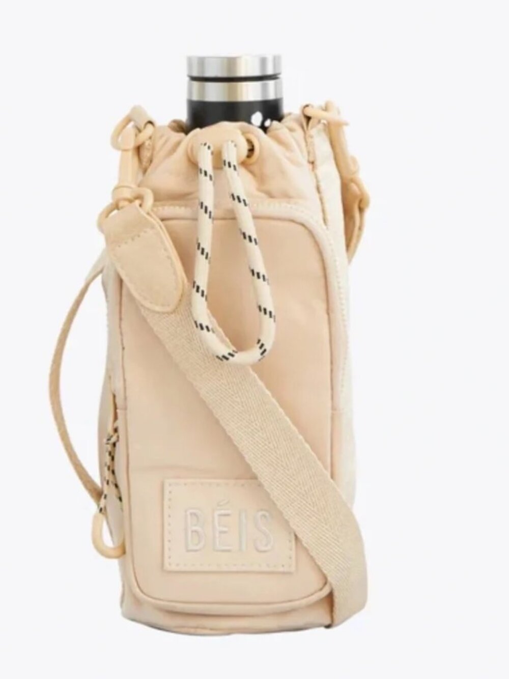 BEIS Tan beige Crossbody water bottle sling holder